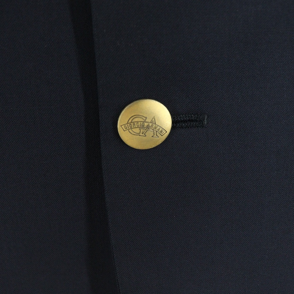 GIORGIO ARMANI(ジョルジオアルマーニ) GAロゴボタン ウール 2B