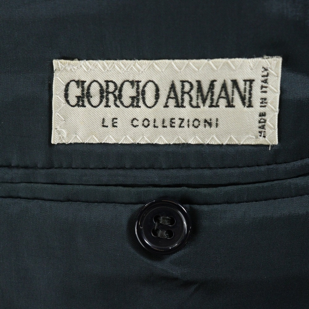 GIORGIO ARMANI(ジョルジオアルマーニ) GAロゴボタン ウール 2B