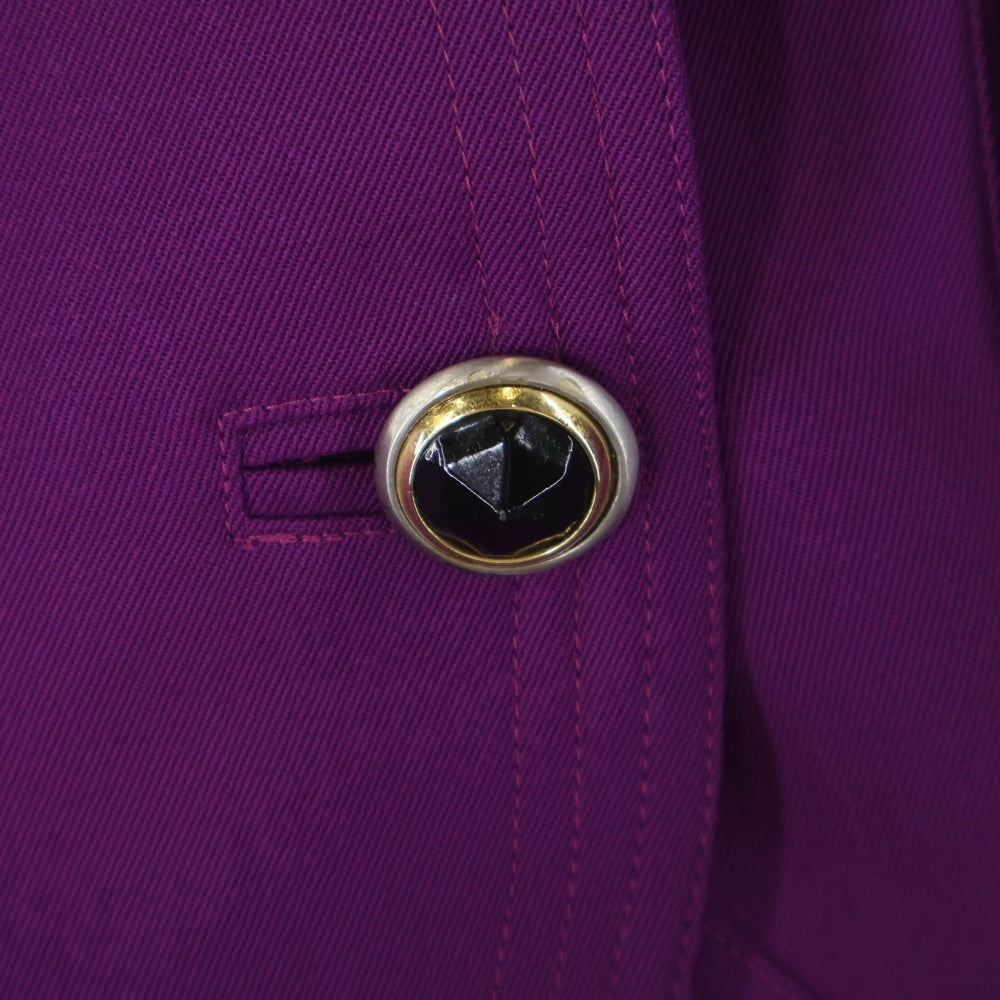 GIANNI VERSACE(ジャンニ ヴェルサーチ) ビジューボタン ウール ダブル