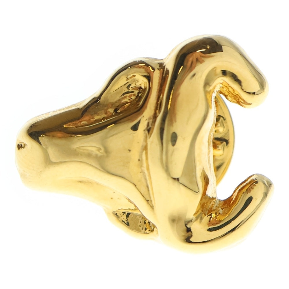 NO BRAND(ノーブランド) バッファロー 牛 モチーフ ピンバッジ ゴールド