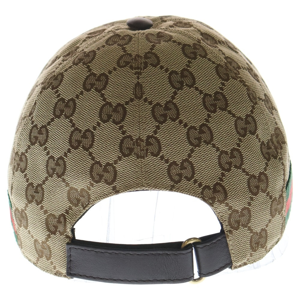 GUCCI(グッチ) GGキャンバス シェリーライン 6パネル ベースボール
