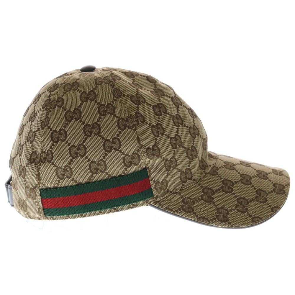 GUCCI(グッチ) GGキャンバス シェリーライン 6パネル ベースボール
