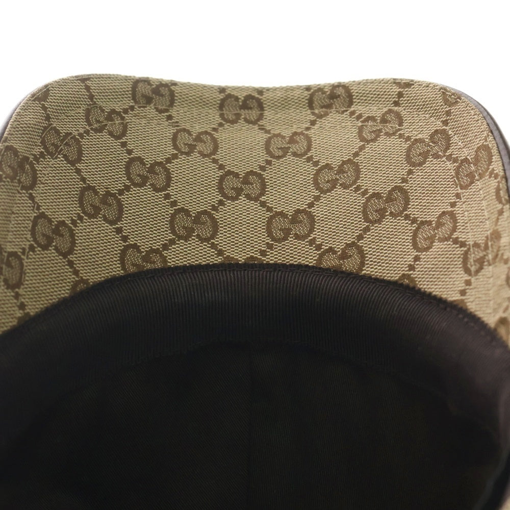 GUCCI(グッチ) GGキャンバス シェリーライン 6パネル ベースボール
