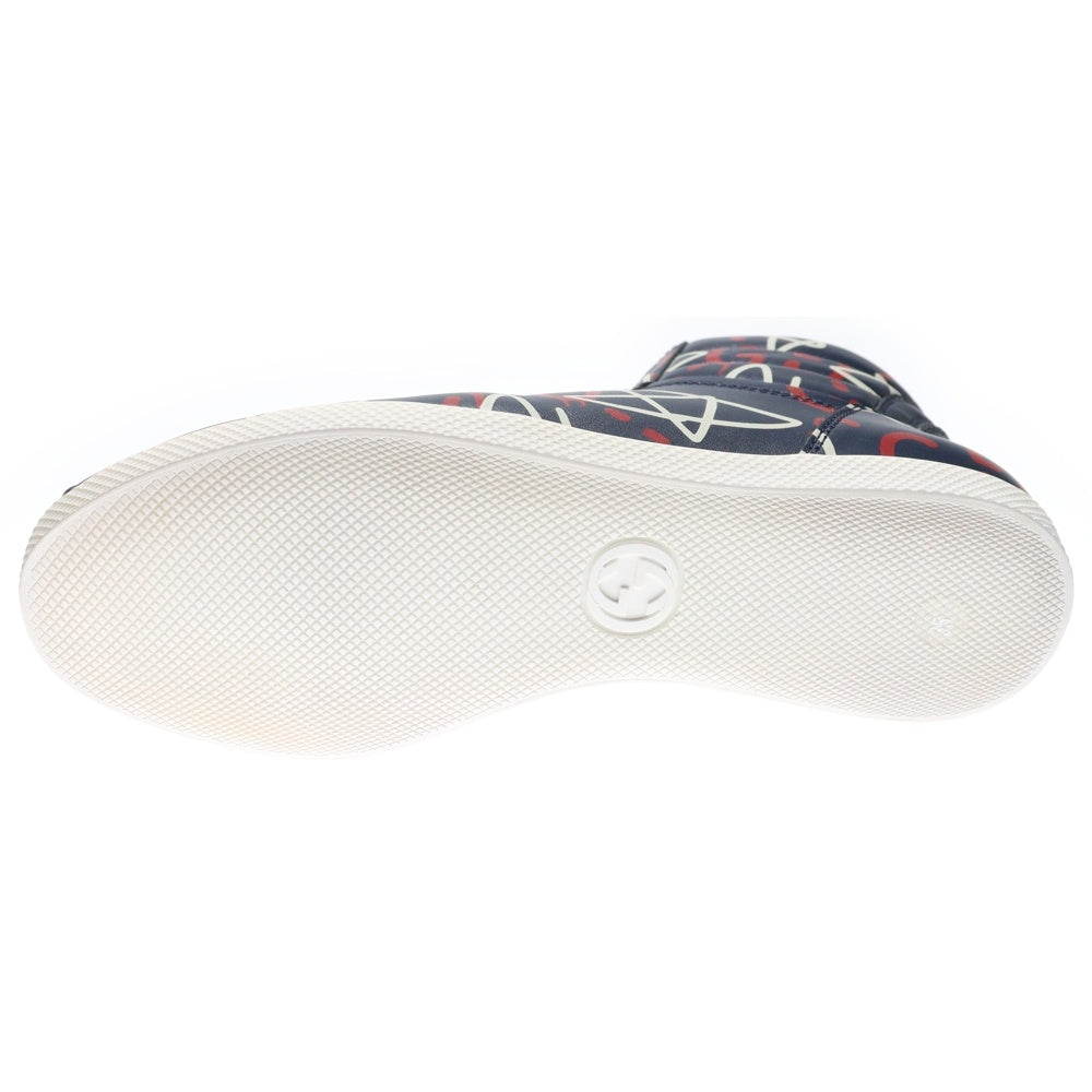 GUCCI(グッチ) ゴースト ハイカットスニーカー ハイトップ ネイビー 448482 レディース