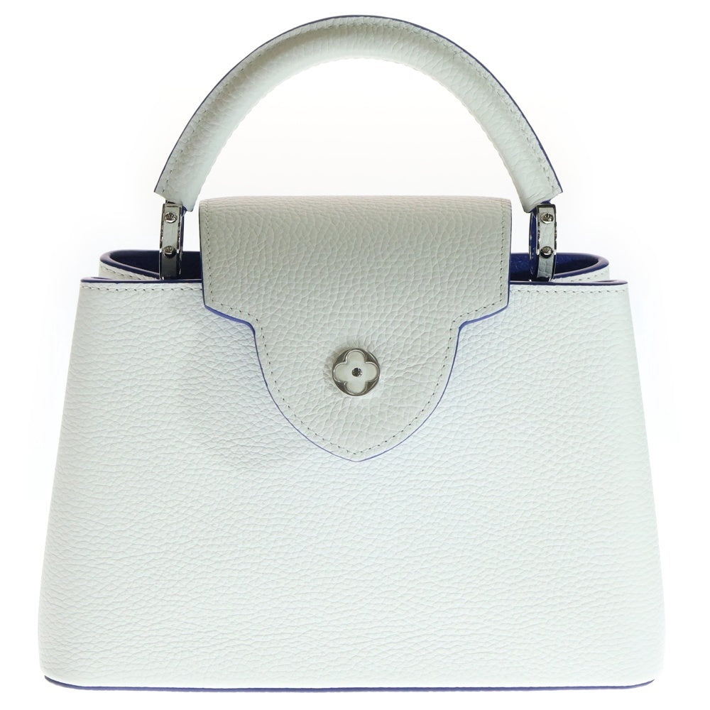 LOUIS VUITTON(ルイヴィトン) カプシーヌBB トリヨンレザー 2WAYバッグ ハンドバッグ ショルダーバッグ ホワイト レザー M20828 シルバー金具 レディース