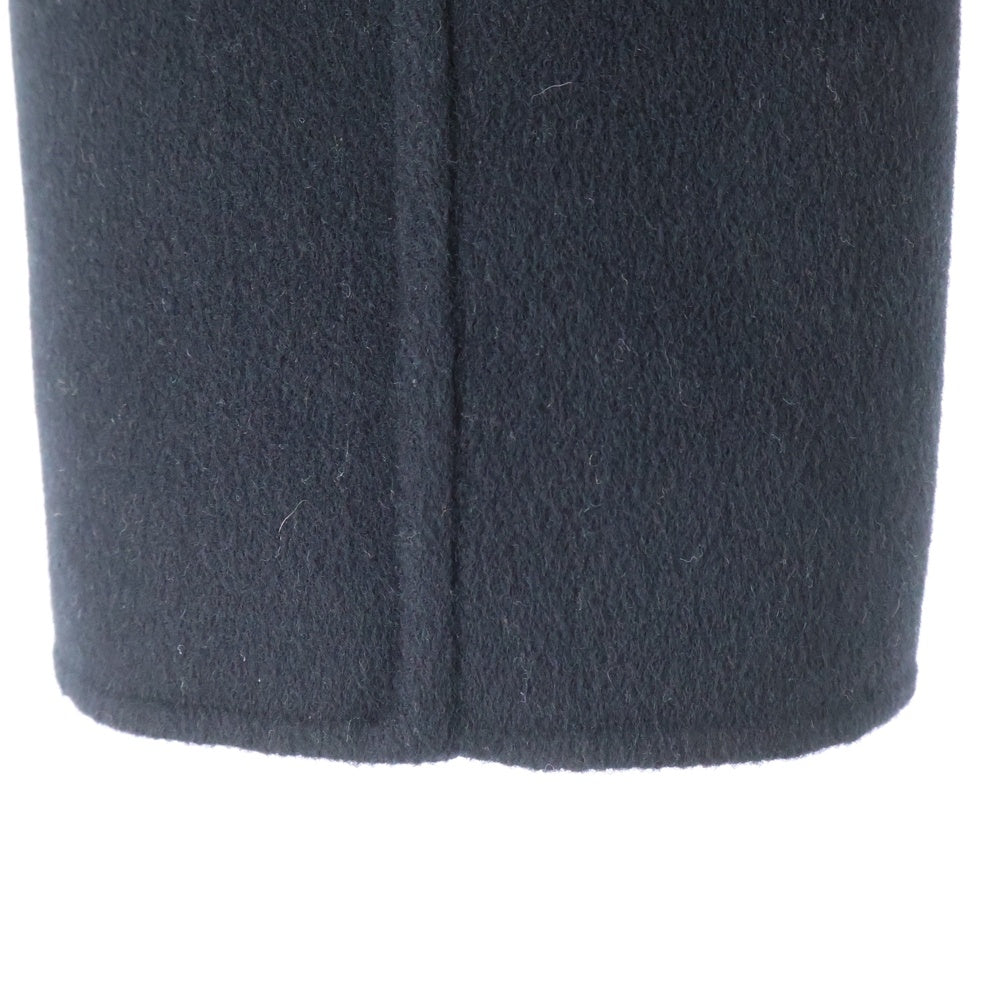 FENDI(フェンディ) リバーシブル レザー切り替え シルク混 ウール