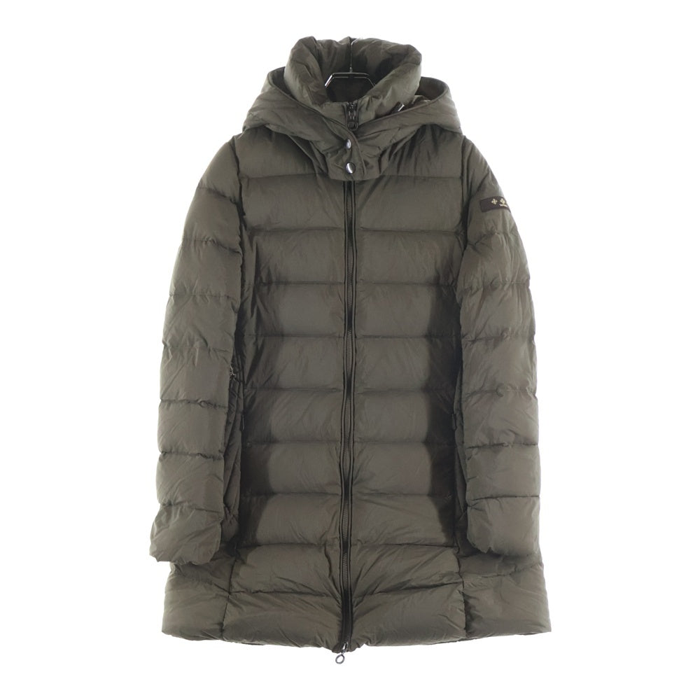 TATRAS(タトラス) SABRINA サブリナ ドローコード付き ダブルジップ フーデッドダウンコート レディース カーキ LTA15A4393