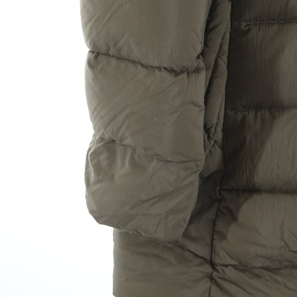 TATRAS(タトラス) SABRINA サブリナ ドローコード付き ダブルジップ フーデッドダウンコート レディース カーキ LTA15A4393