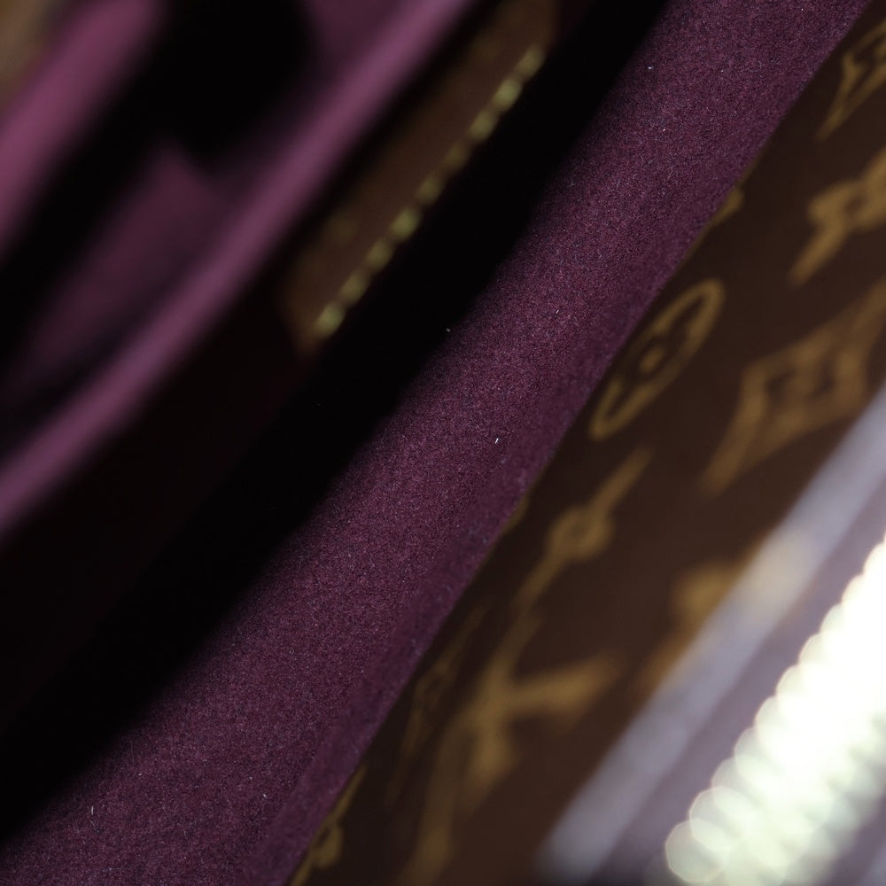 LOUIS VUITTON(ルイヴィトン) モノグラム モンテーニュBB 2WAY レザーハンドバッグ ショルダーバッグ ブラウン M41055