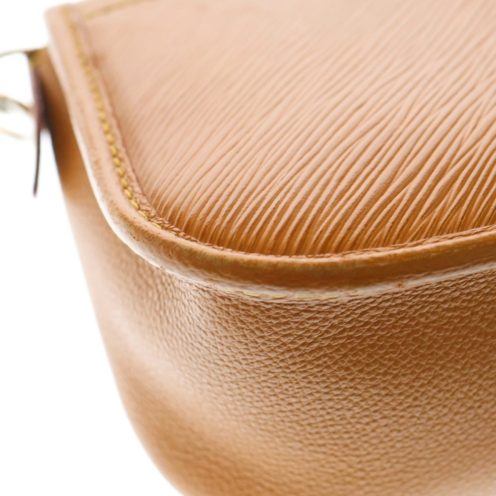 LOUIS VUITTON(ルイヴィトン) エピ ビュシ ゴールドミエル ショルダーバッグ ショルダーポシェット ブラウン レザー M59459 シルバー金具 レディース