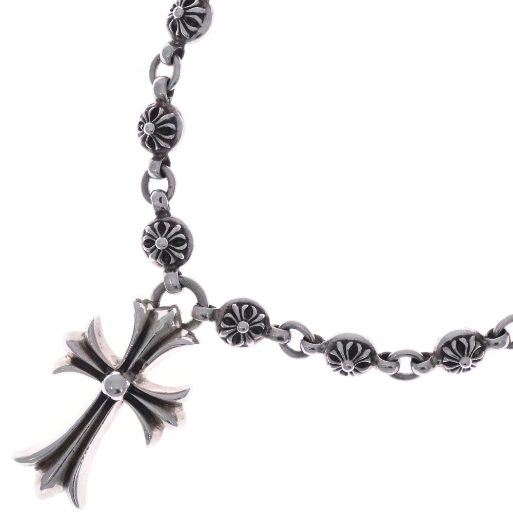 CHROME HEARTS(クロムハーツ) #1 CRSBL CHN SML CH CRS クロスボールチェーン スモールCHクロス ネックレス シルバー BCA193