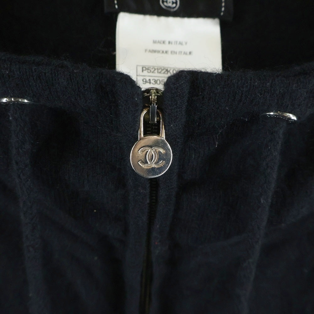 CHANEL(シャネル) ジップパーカー ブラック カシミア レディース