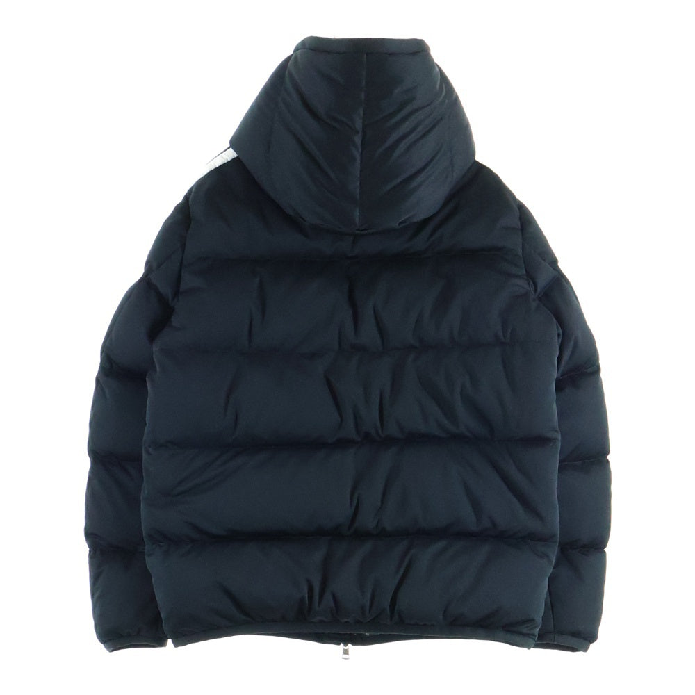 MONCLER(モンクレール) 22AW SANBESAN サイドライン フーデッド ナイロン ダウンジャケット ブラック H20911A00237