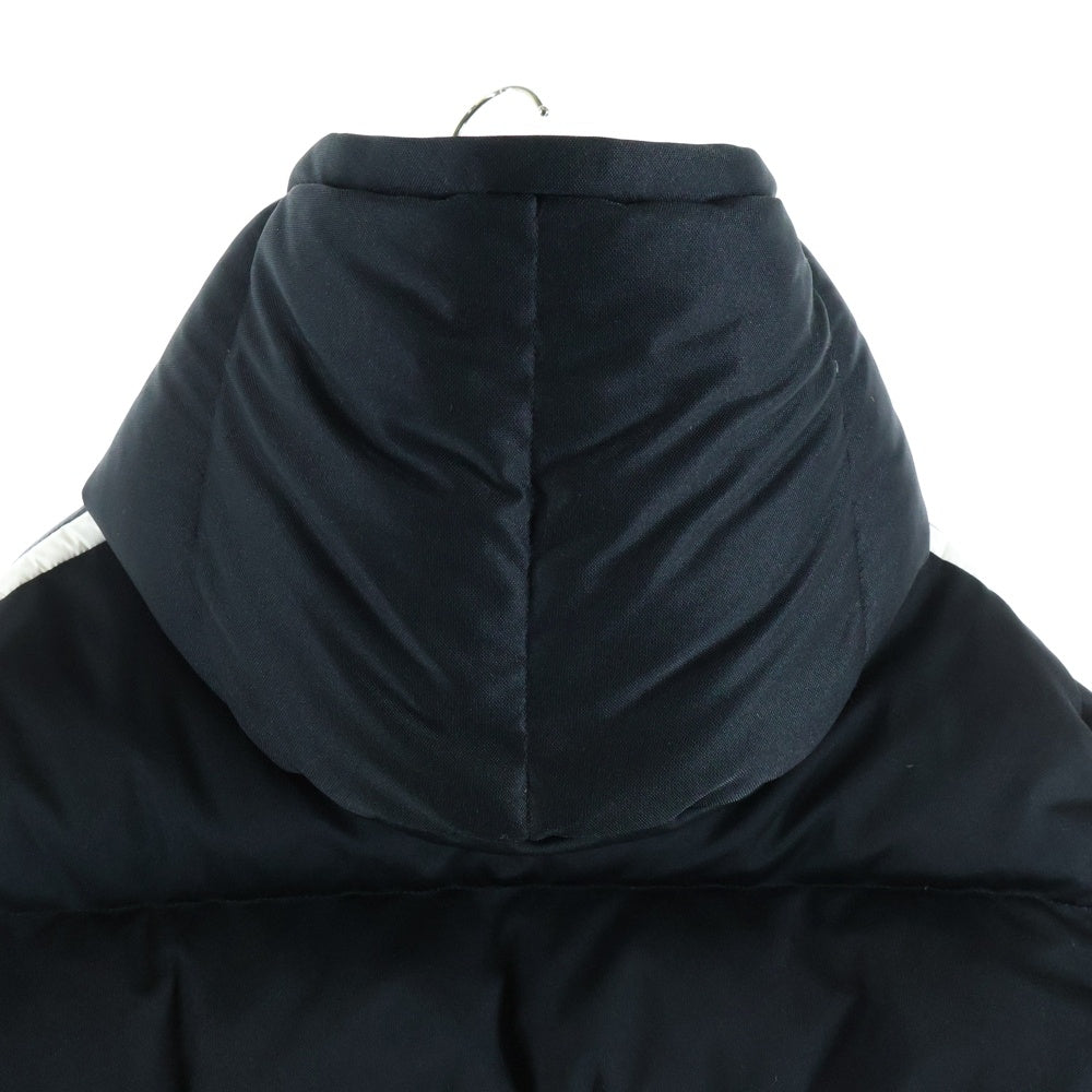 MONCLER(モンクレール) 22AW SANBESAN サイドライン フーデッド ナイロン ダウンジャケット ブラック H20911A00237