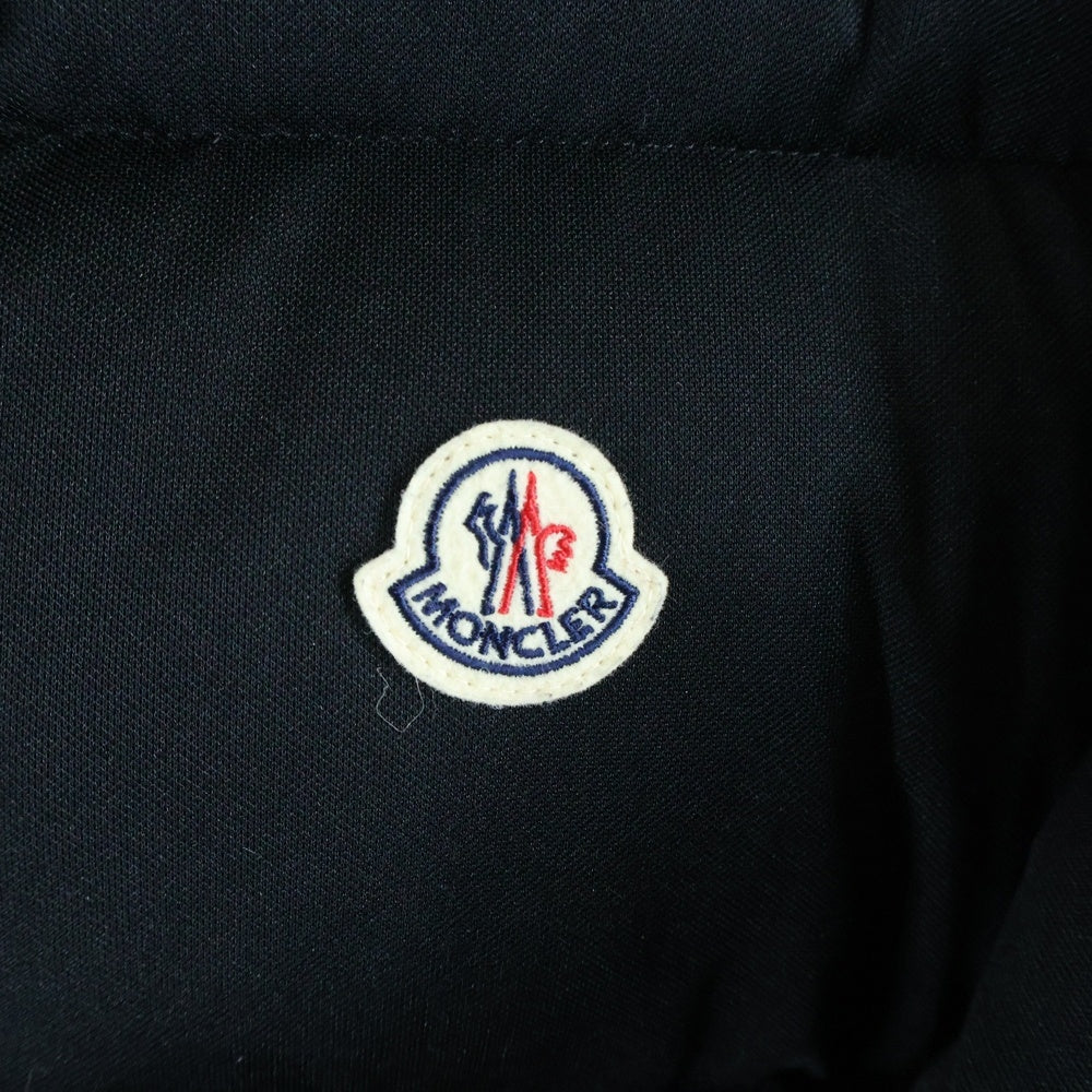 MONCLER(モンクレール) 22AW SANBESAN サイドライン フーデッド ナイロン ダウンジャケット ブラック H20911A00237