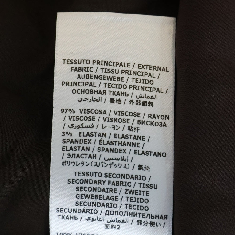 FERRAGAMO(フェラガモ) アシンメトリードレス ワンピース ナイロン ブラウン レディース