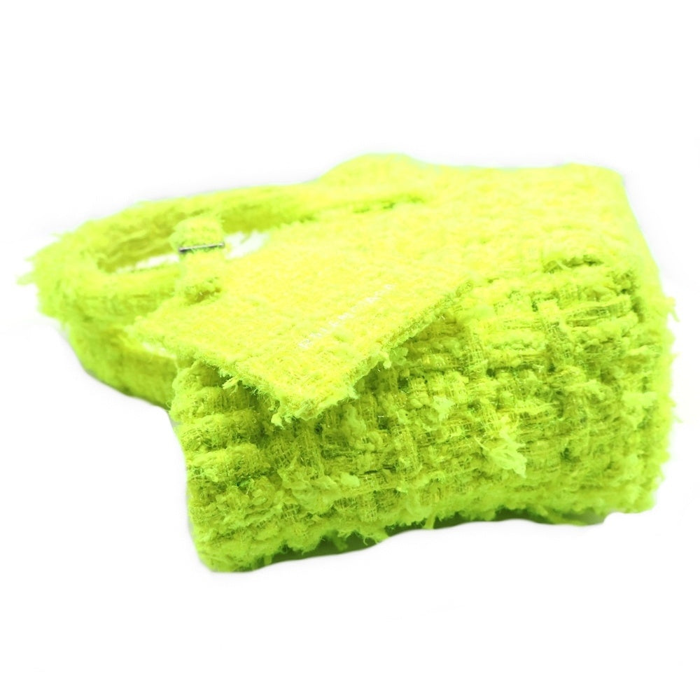 BALENCIAGA(バレンシアガ) ビストロ XXS ハンドバッグ ショルダーバッグ イエロー ツイード 60835 レディース