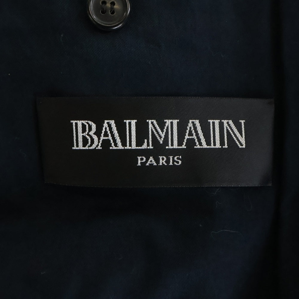 BALMAIN(バルマン) Napoleon Jacket スリムフィットナポレオン テーラードジャケット ブラック