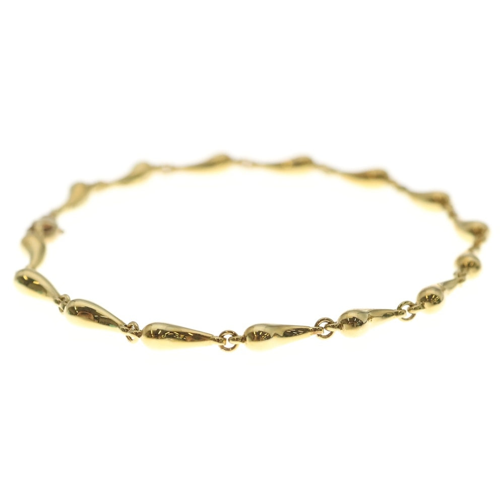 TIFFANY & Co.(ティファニー) エルサ・ペレッティ ティアドロップ ブレスレット Au750 K18 YG イエローゴールド レディース