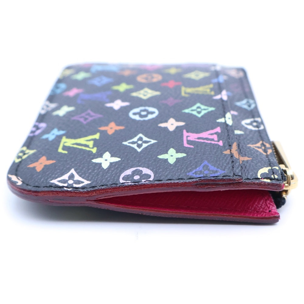 LOUIS VUITTON(ルイヴィトン) モノグラムマルチカラー ポシェットクレ バッグチャーム ポーチ 小物入れ ブラック PVC M93735 ゴールド金具