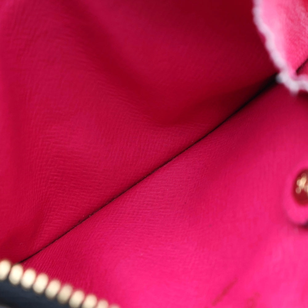 LOUIS VUITTON(ルイヴィトン) モノグラムマルチカラー ポシェットクレ バッグチャーム ポーチ 小物入れ ブラック PVC M93735 ゴールド金具