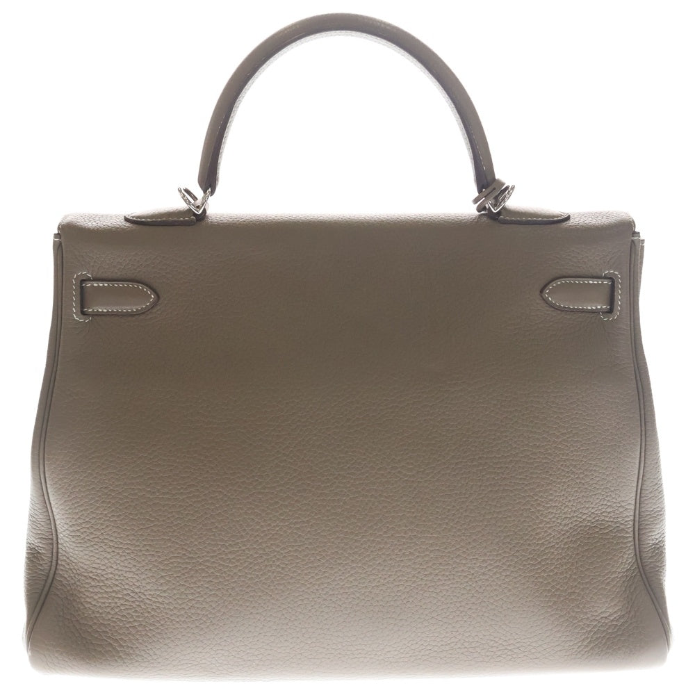 HERMES(エルメス) ケリー35 外 エトゥープ トリヨンクレマンス シルバー金具 □N刻印 レディース