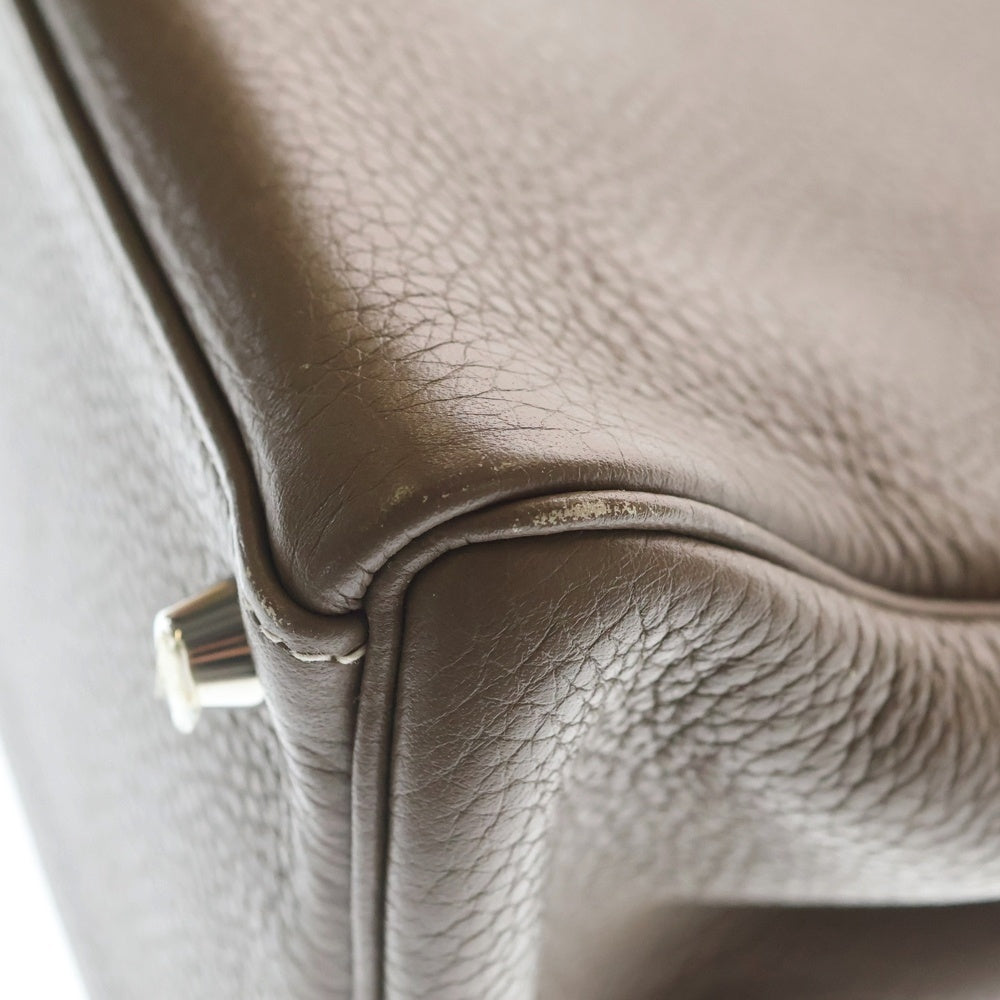 HERMES(エルメス) ケリー35 外 エトゥープ トリヨンクレマンス シルバー金具 □N刻印 レディース