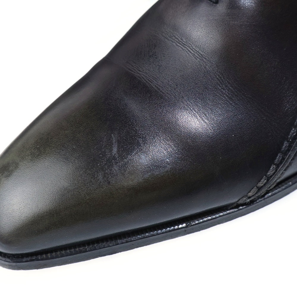 Berluti(ベルルッティ) スクリットレザー カリグラフィ レースアップ ドレス ビジネスシューズ ダークブラウン