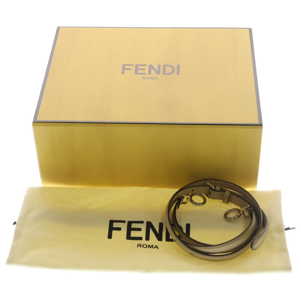 FENDI(フェンディ) ピーカブーミニ レザー2WAYハンドバッグ ベージュ 8BN244 レディース