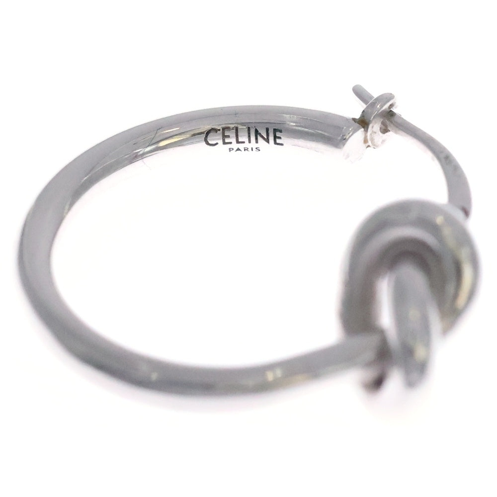 CELINE(セリーヌ) ノット フープピアス シルバー SCA1224