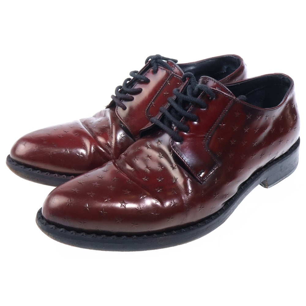 JIMMY CHOO(ジミーチュウ) スターエンボスレザー レースアップ ドレス ビジネス シューズ ブラウン