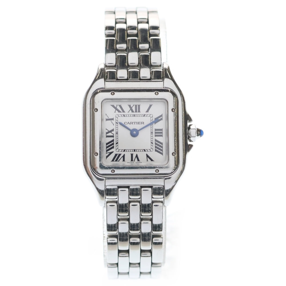Cartier(カルティエ) パンテール ドゥ カルティエ SM 白文字盤 SS クォーツ 腕時計 シルバー WSPN0006 レディース