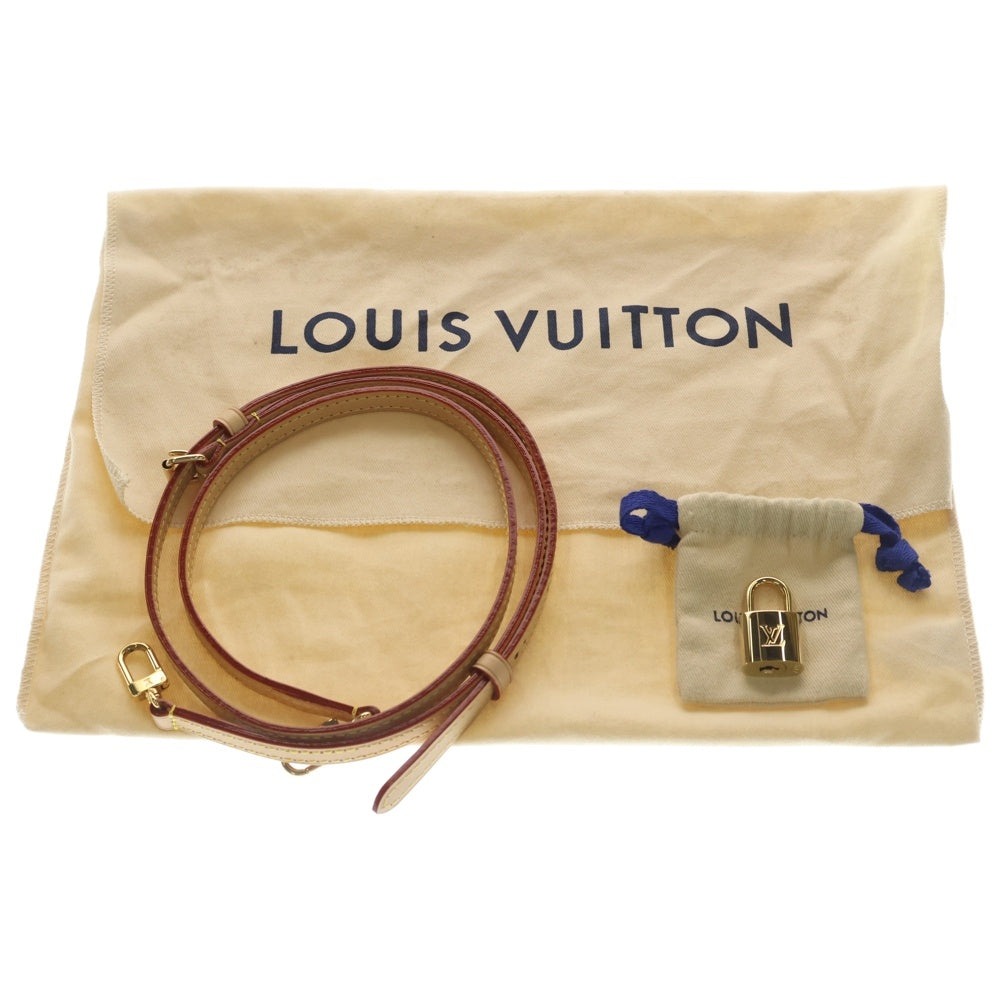 LOUIS VUITTON(ルイヴィトン) モノグラム アルマBB 2WAYバッグ ショルダーバッグ ハンドバッグ ブラウン レザー×PVC M46990 ゴールド金具 レディース
