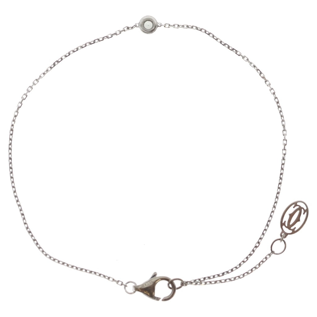 Cartier(カルティエ) ダムール 1Pダイヤ ブレスレット シルバー K18 1.4g レディース