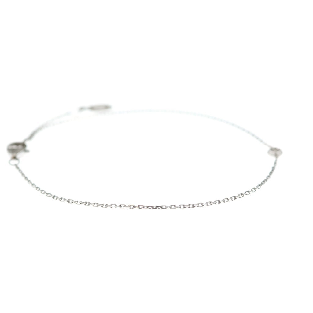 Cartier(カルティエ) ダムール 1Pダイヤ ブレスレット シルバー K18 1.4g レディース