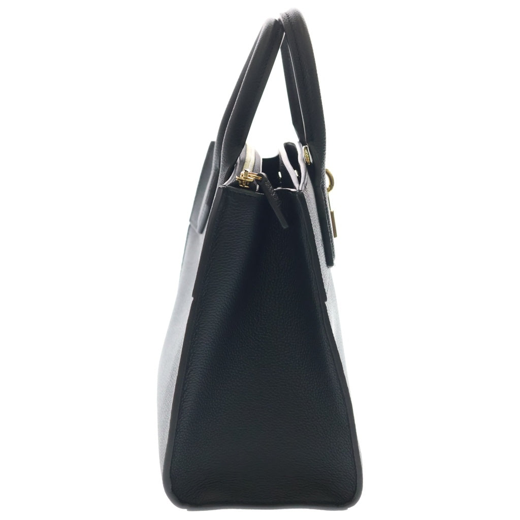 LOUIS VUITTON(ルイヴィトン) シティ スティーマーPM キュイール トリヨン ノワール レザー 2WAY ハンド ショルダーバッグ ゴールド金具 ブラック M53028 レディース