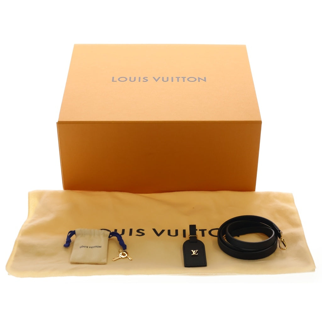 LOUIS VUITTON(ルイヴィトン) シティ スティーマーPM キュイール トリヨン ノワール レザー 2WAY ハンド ショルダーバッグ ゴールド金具 ブラック M53028 レディース