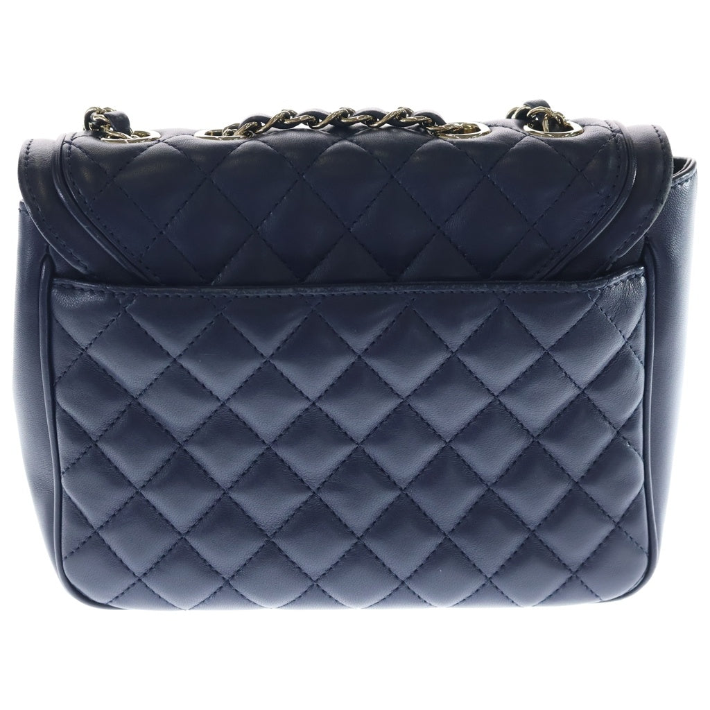 CHANEL(シャネル) マトラッセ ラムスキン レザー Wチェーンショルダー