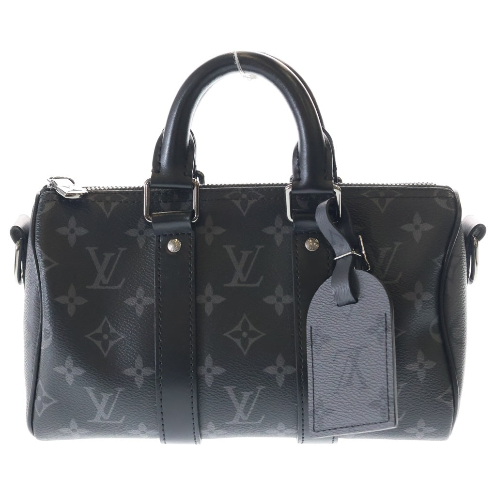 LOUIS VUITTON(ルイヴィトン) モノグラムエクリプス キーポルバンドリエール25 ショルダーバッグ ブラック M46271 ICタイプ レディース