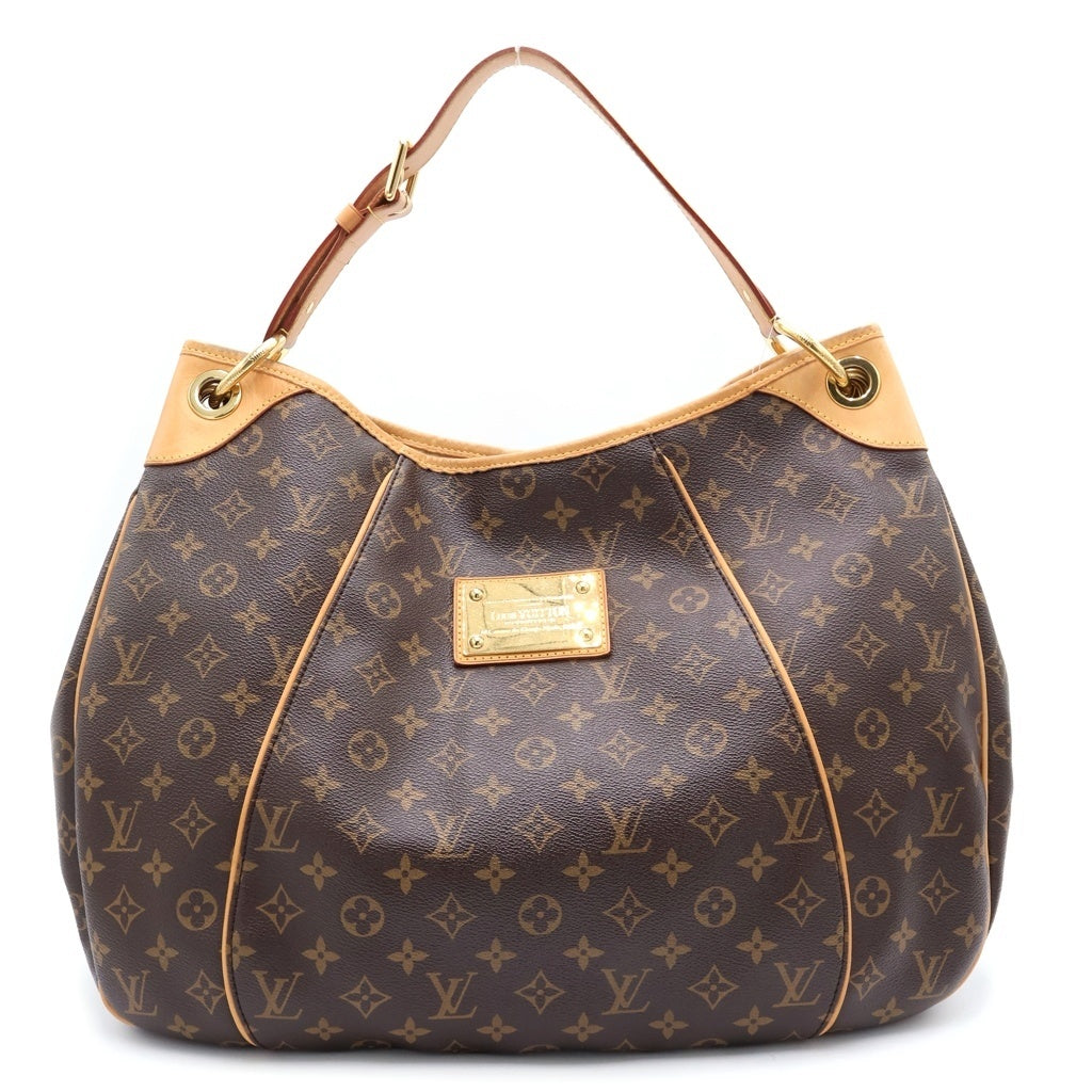 LOUIS VUITTON(ルイヴィトン) モノグラム ガブリエラGM トートバッグ ハンドバッグ ブラウン レザー×PVC M56381 ゴールド金具