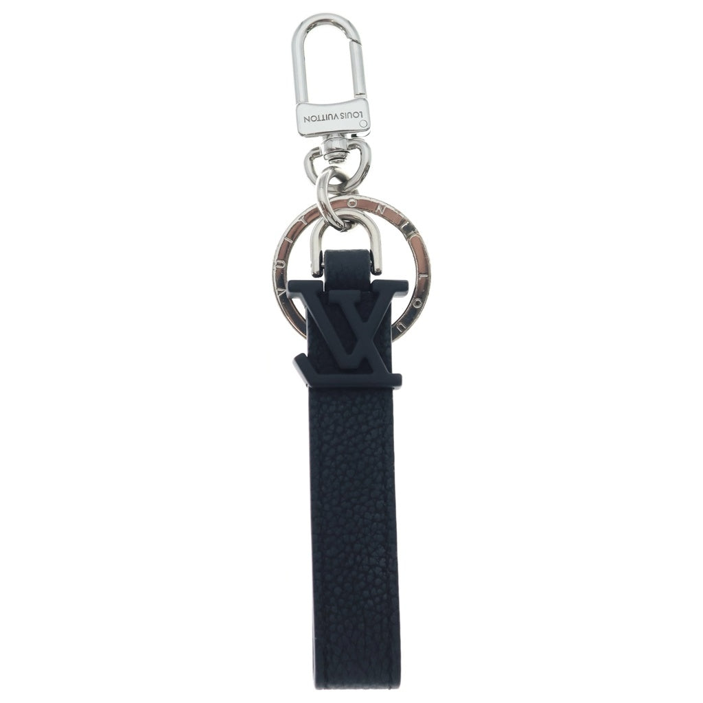 LOUIS VUITTON(ルイヴィトン) LV ドラゴンヌ アエログラム キーホルダー キーリング バッグチャーム ブラック×シルバー M01194