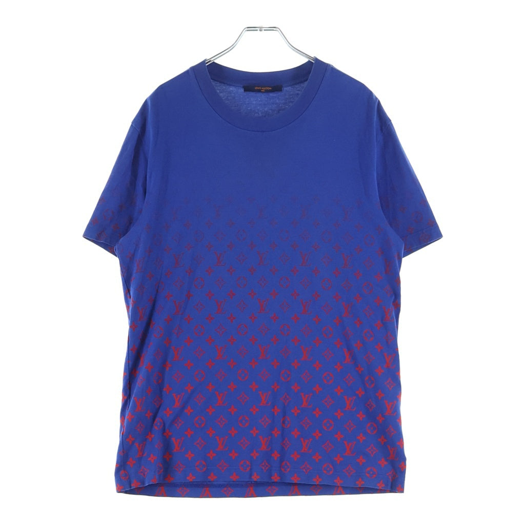 LOUIS VUITTON(ルイヴィトン) モノグラムグラディエントTシャツ ブルー×レッド #L RM212Q NPG HKY46W
