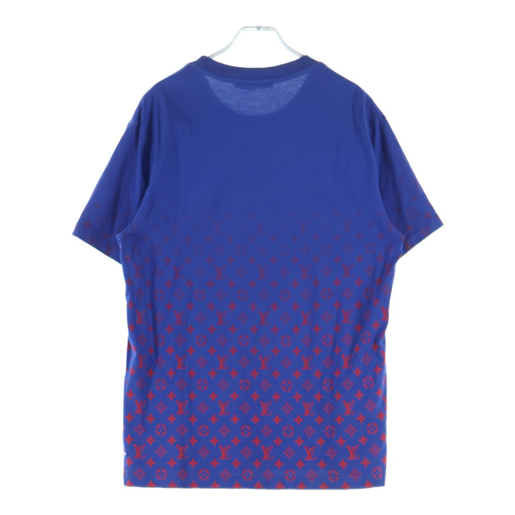 LOUIS VUITTON(ルイヴィトン) モノグラムグラディエントTシャツ ブルー×レッド #L RM212Q NPG HKY46W