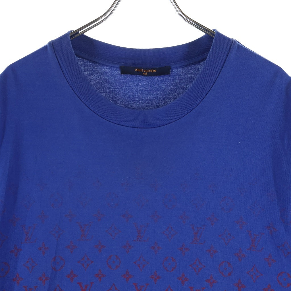 LOUIS VUITTON(ルイヴィトン) モノグラムグラディエントTシャツ ブルー×レッド #L RM212Q NPG HKY46W