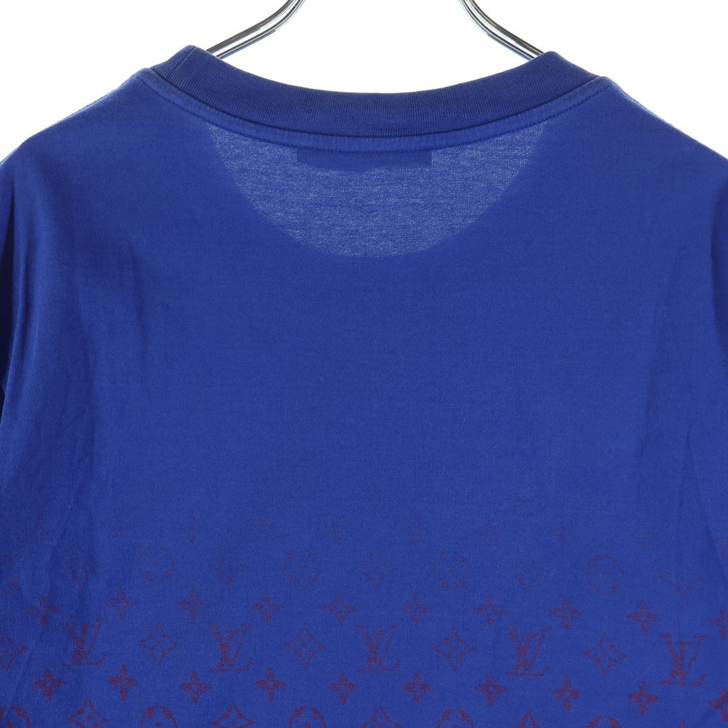 LOUIS VUITTON(ルイヴィトン) モノグラムグラディエントTシャツ ブルー×レッド #L RM212Q NPG HKY46W