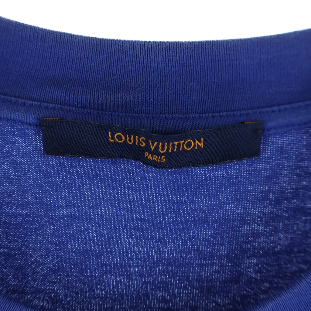 LOUIS VUITTON(ルイヴィトン) モノグラムグラディエントTシャツ ブルー×レッド #L RM212Q NPG HKY46W
