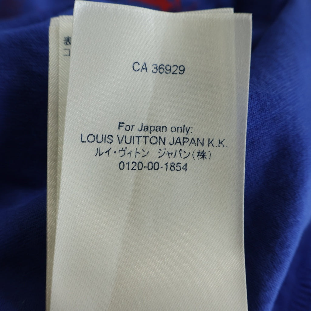 LOUIS VUITTON(ルイヴィトン) モノグラムグラディエントTシャツ ブルー×レッド #L RM212Q NPG HKY46W