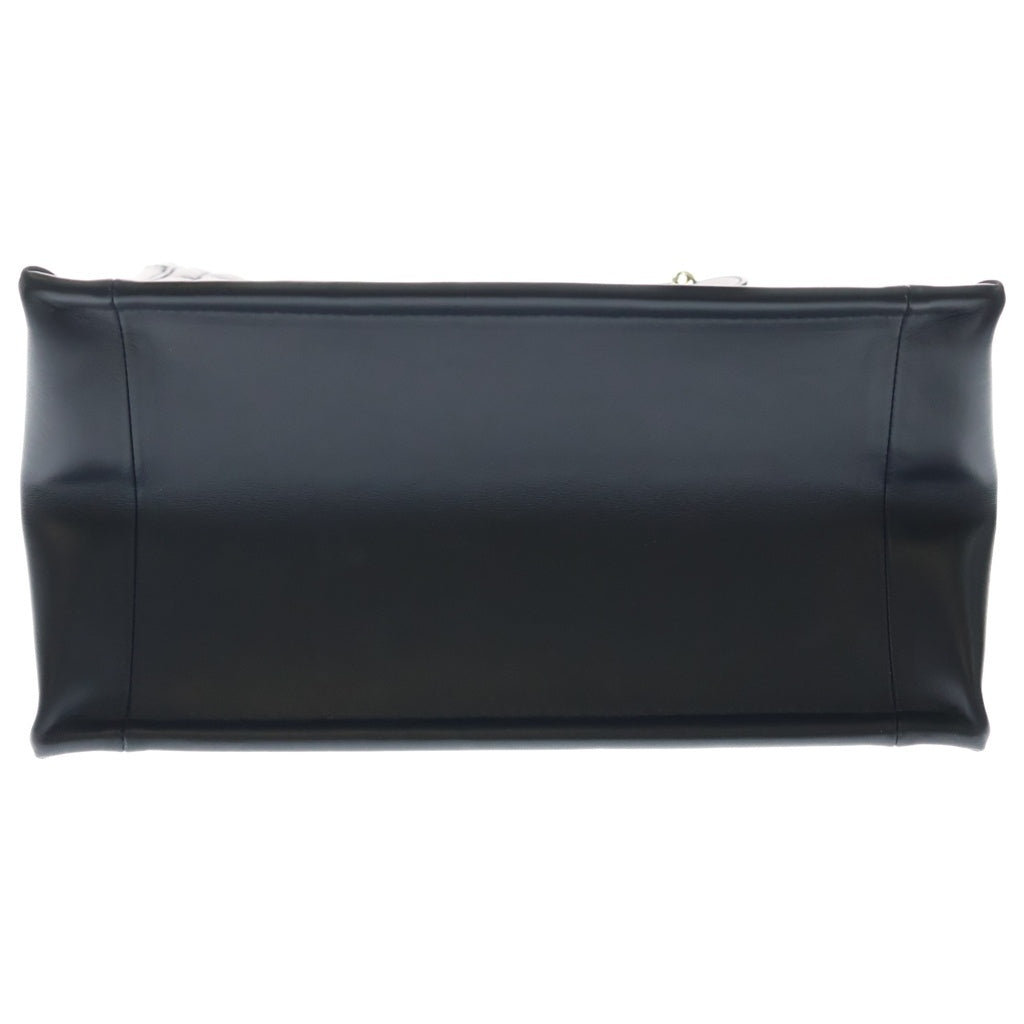 Christian Dior(クリスチャンディオール) ブックトートS カナージュ レザー 2WAY ハンド ショルダーバッグ ゴールド金具 ブラック M1325OWHP レディース