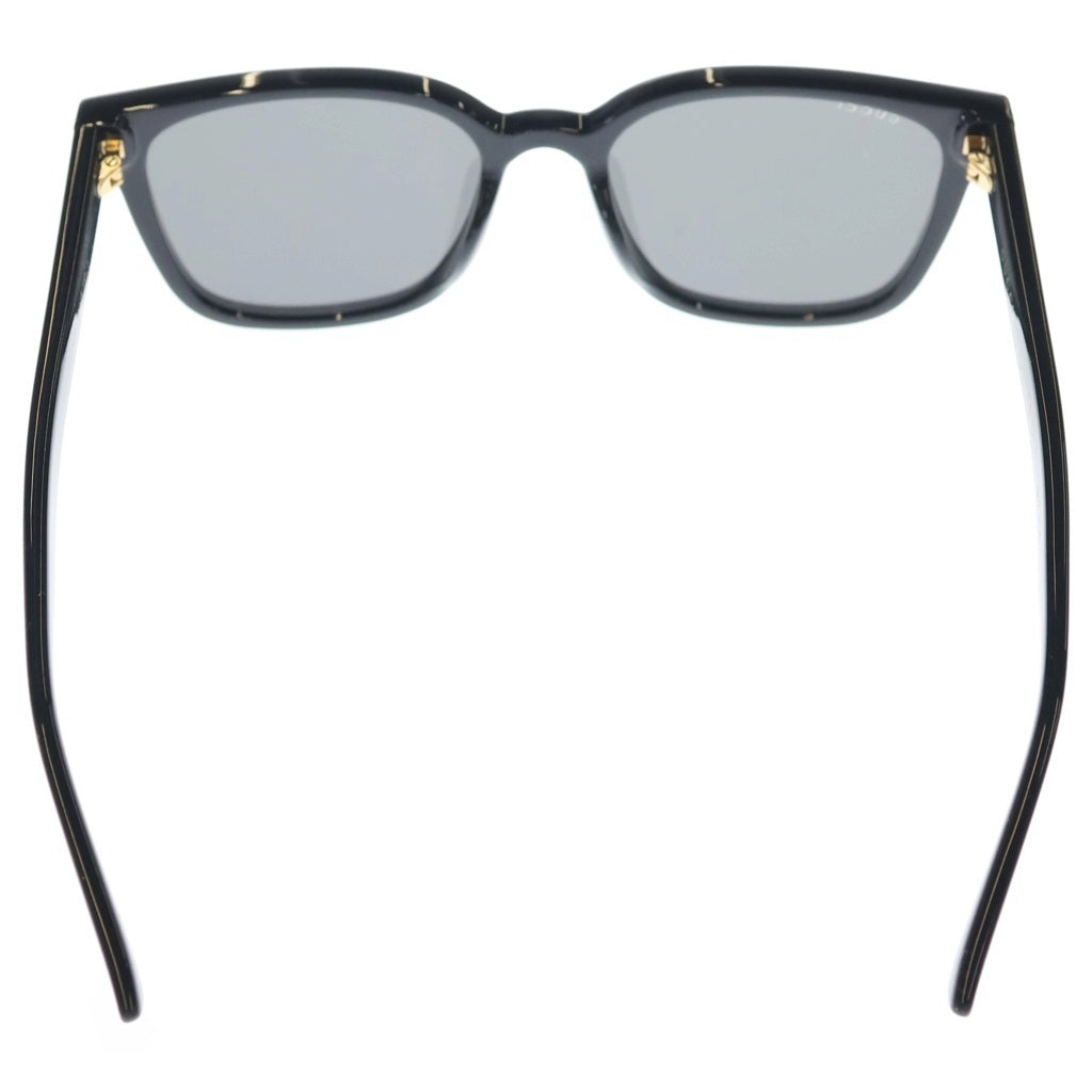 GUCCI(グッチ) ウェリントン アジアンフィット ロゴ セルフレーム サングラス メガネ GG1346SK ブラック