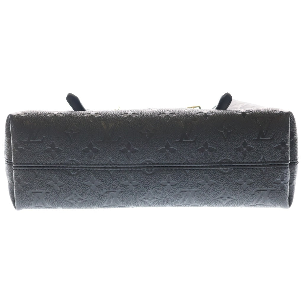 LOUIS VUITTON(ルイヴィトン) モノグラムアンプラント バビロン・トートPM 2WAYバッグ ショルダーバッグ ハンドバッグ ブラック レザー M11393 ゴールド金具 レディース